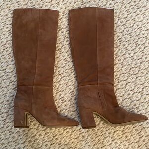 Sam Edelman knee high suede boots